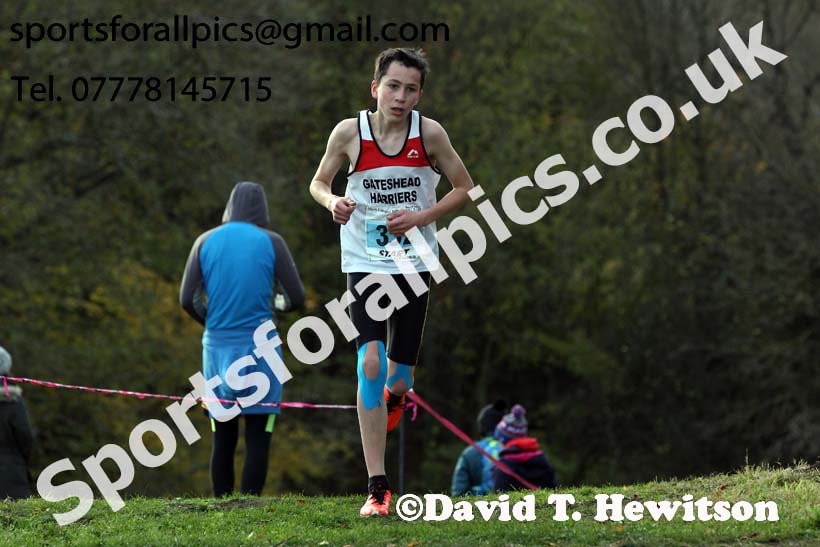 Boys under-15s 2017 Start Fitness North Eastern Harrier League, Aykley Heads, Durham. Photo:  David T. Hewitson/Sports for All Pics
